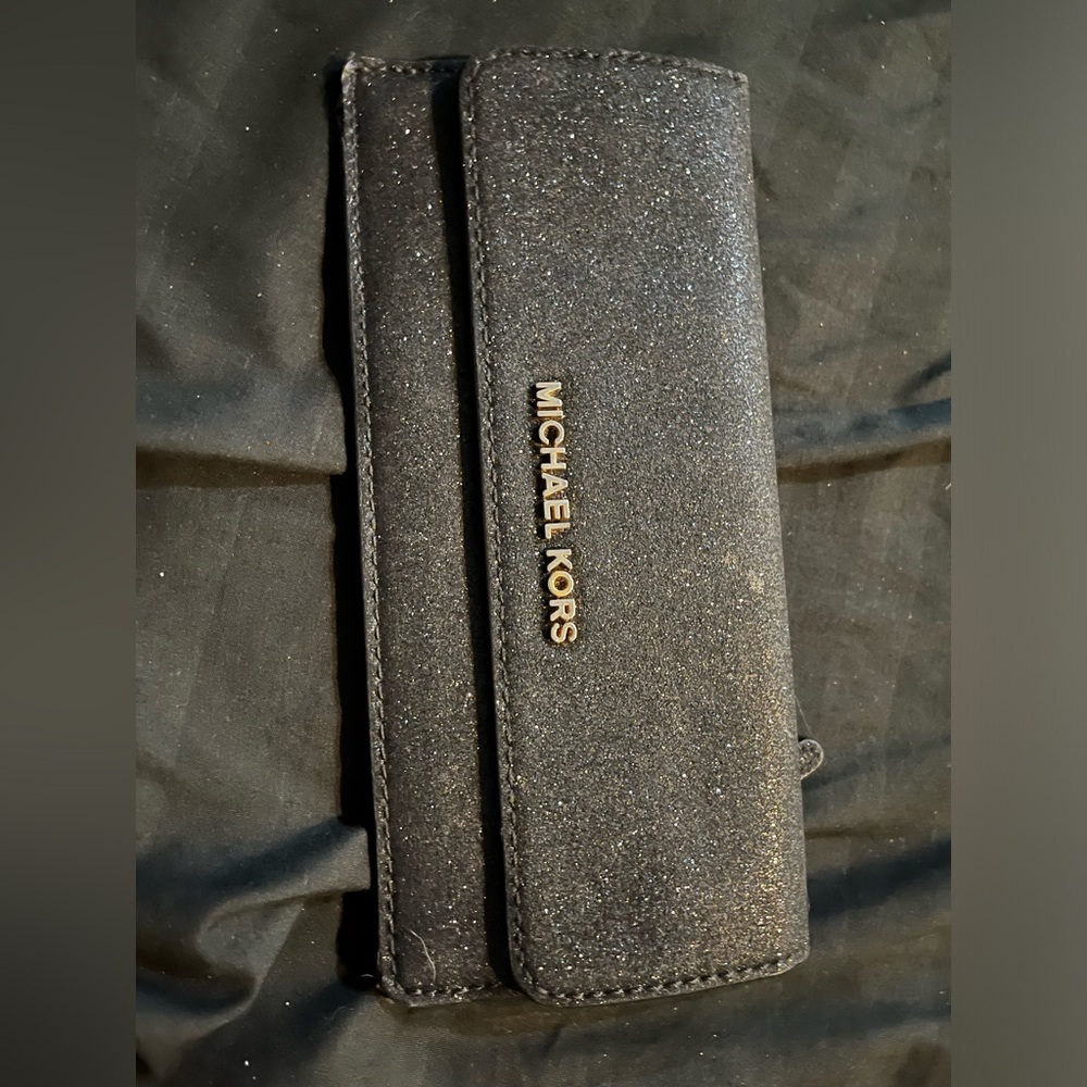Sparkle black wallet